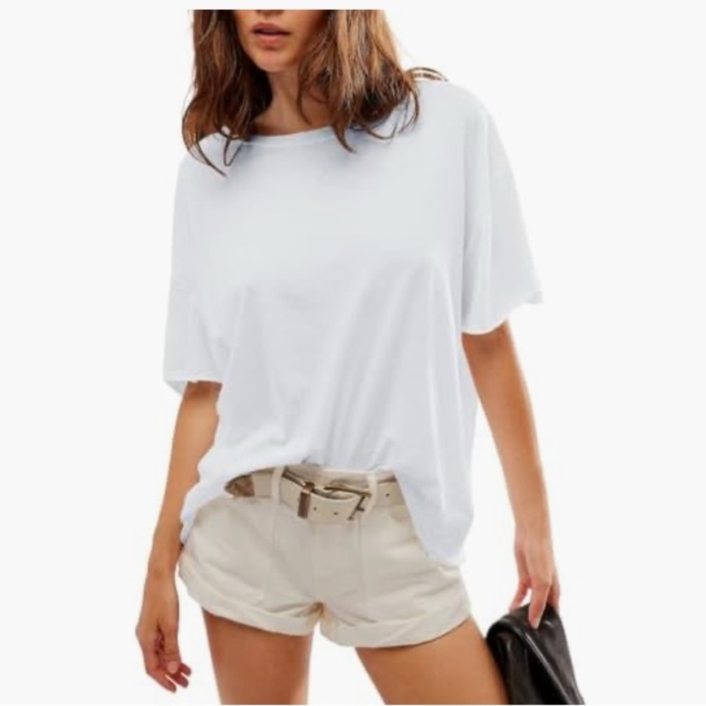 Oversized white shirt